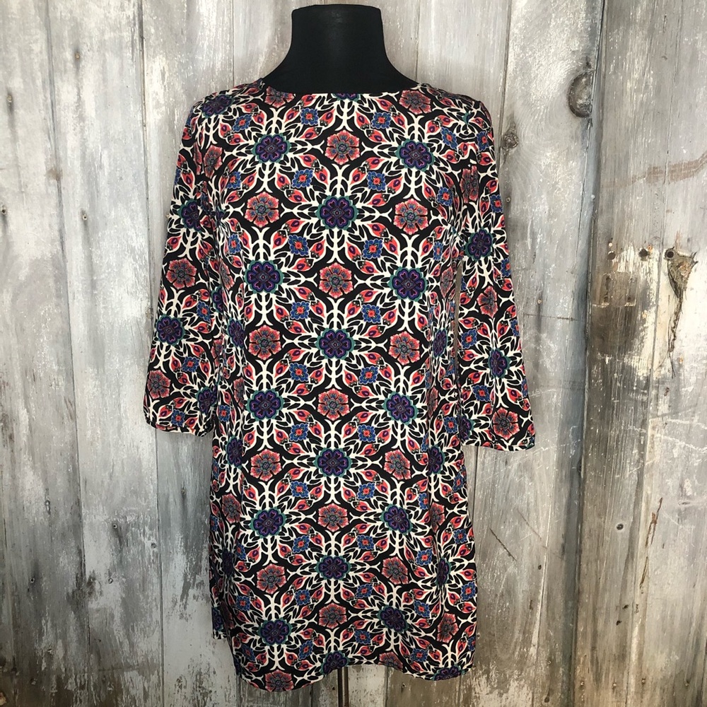 Patterned swing dress